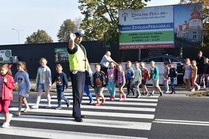 Policyjna akcja z odblaskami dla dzieci