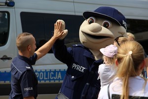Policjanci podczas festynu w Muzeum Narodowym Rolnictwa w Szreniawie