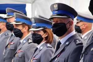 Wojewódzkie Obchody wita Policji w dniu 31 lipca 2020 roku na ulicy Taborowej w Poznaniu
