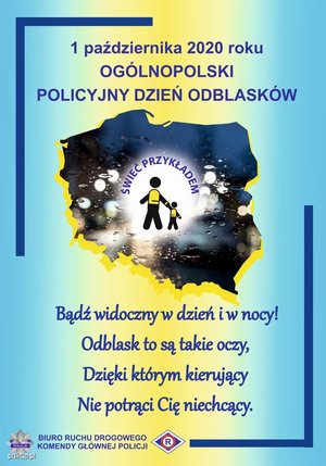 Ogólnopolski Policyjny Dzień Odblasków 2020 - logo (grafika)