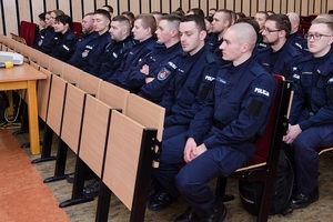 Słuchacze Szkoły Policji w Słupsku.